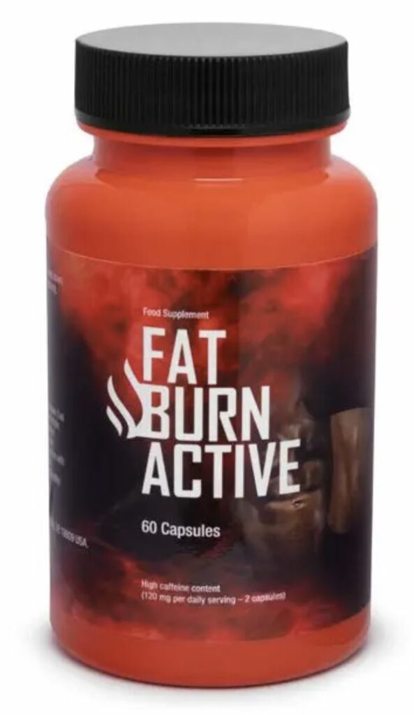 opakowanie suplemetu diety fat burn active na redukcję tkanki tłuszcozwqej sprawny metabolizm
